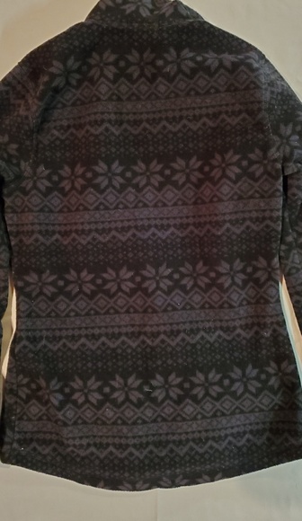 Like New Girls Old Navy Black Fleece Jacket - Picture 2 of 4